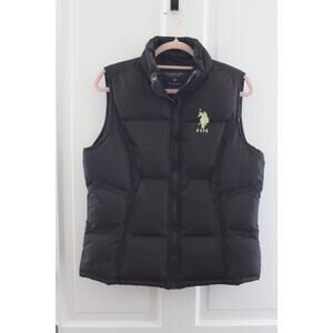 Women's US Polo Assn. Size Large Puffer Vest Full Zip